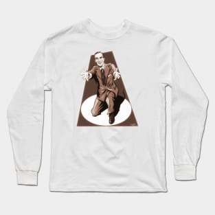 Al Jolson - An illustration by Paul Cemmick Long Sleeve T-Shirt